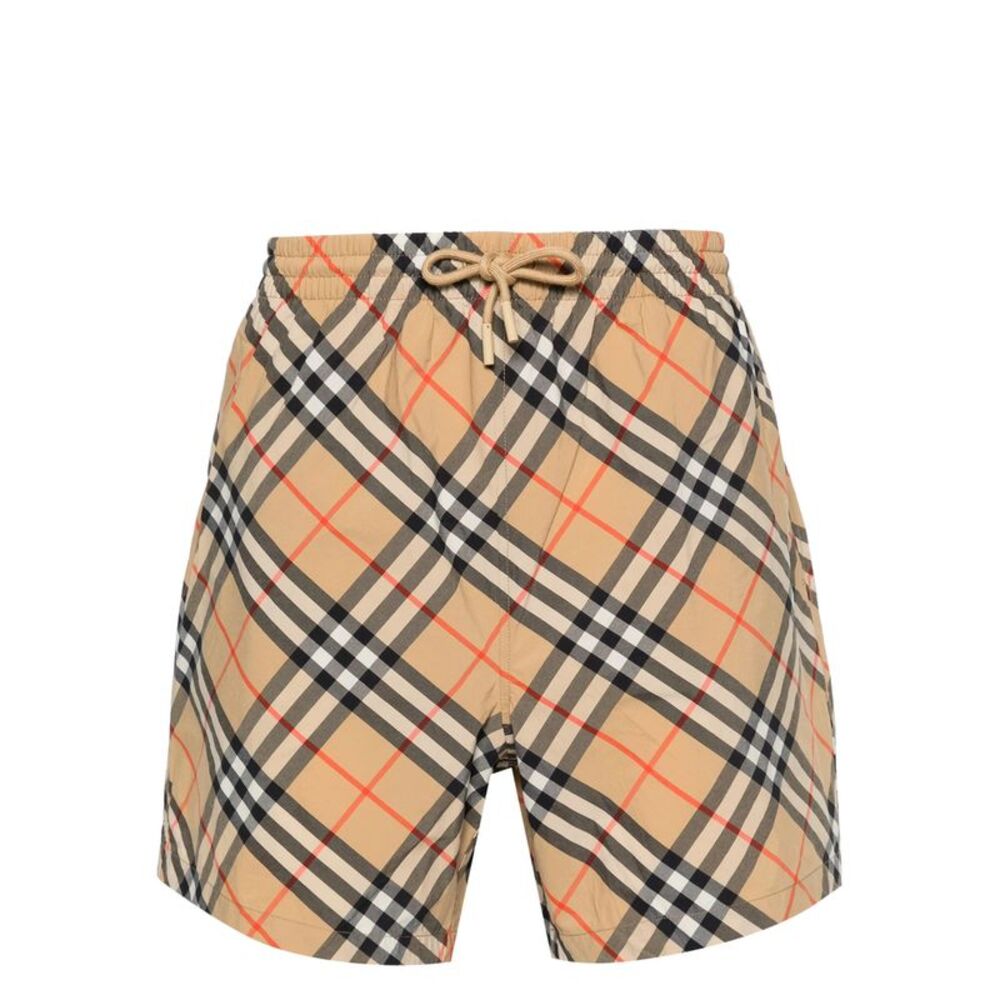 Burberry Neutrals Beachwear - Swim Shorts Men